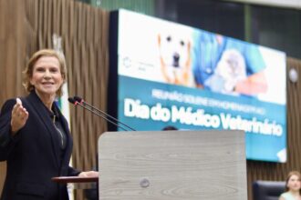 Yomara Lins presta homenagem a médicos veterinários em Reunião Solene na Câmara Municipal de Manaus
