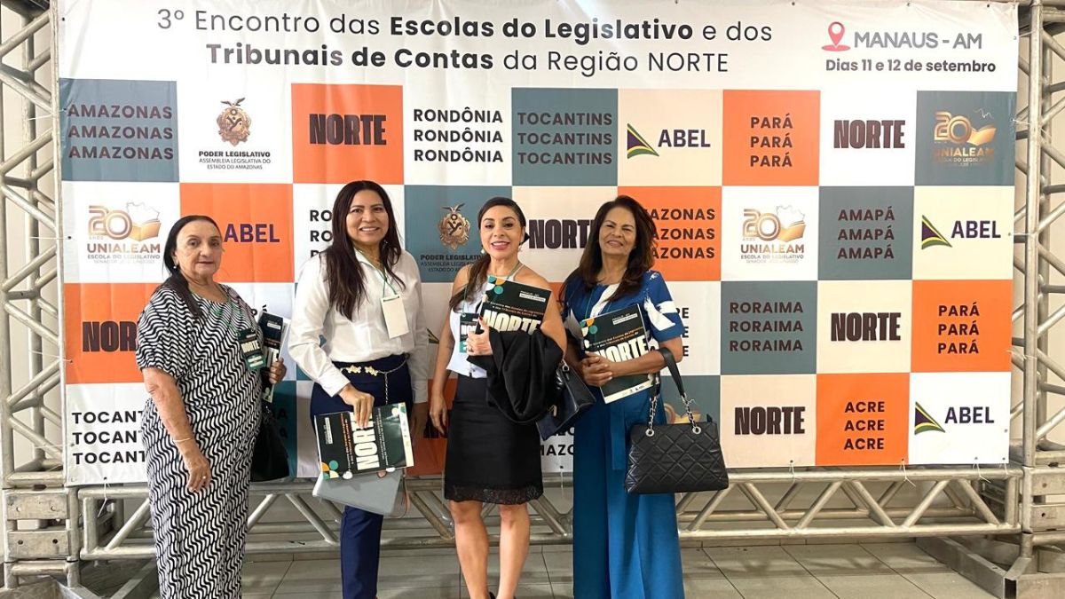 Câmara Municipal de Manaus participa do 3º Encontro das Escolas do Legislativo da Região Norte