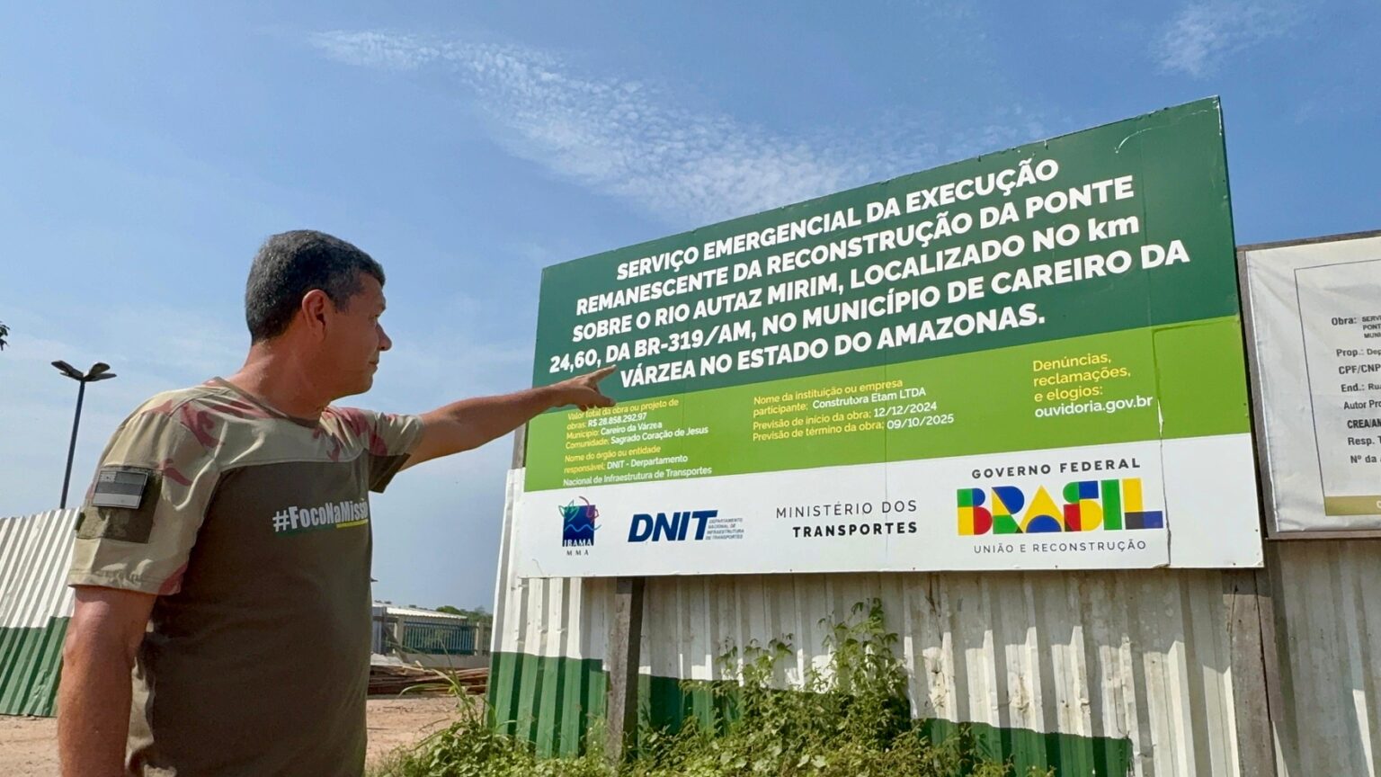 Comandante Dan visita comunidades de pesca, serviço de atendimento a pessoas com TEA e as obras da ponte do Curuçá