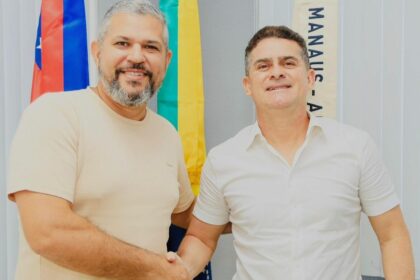 Elan Alencar destaca avanços no Centro de Manaus em reunião com o prefeito David Almeida