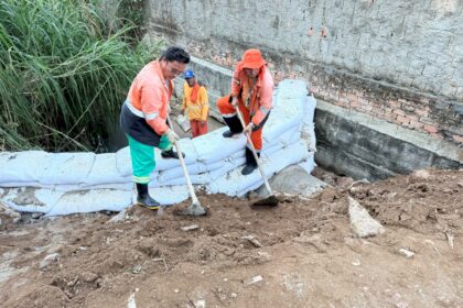Prefeitura de Manaus atua na contenção de rip-rap