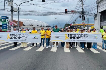 João Carlos realiza ação do Setembro Amarelo e participa do Mega Help em Manaus