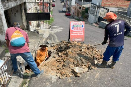 Prefeitura recupera rede de drenagem profunda no São Jorge