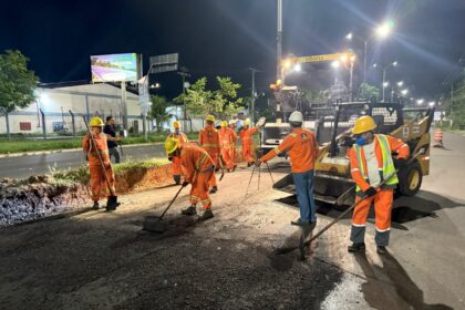 Prefeitura chega a 85% de avanço em obra da avenida do Turismo