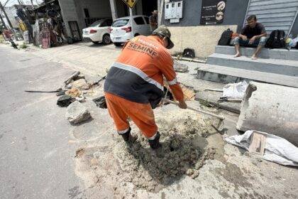 Prefeitura recupera galeria subterrânea no bairro Cidade Nova
