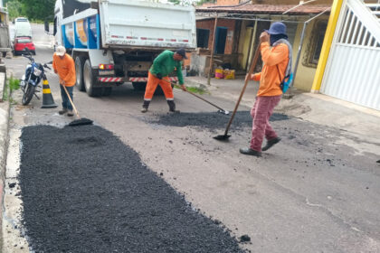 Prefeitura de Manaus recupera rua Oswaldo Cruz