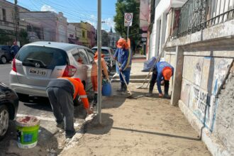 Prefeitura de Manaus revitaliza passeio público na rua Costa Azevedo e garante mais acessibilidade ao centro histórico