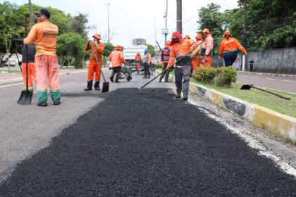 Prefeitura intensifica manutenção viária na avenida Lóris Cordovil