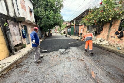 Recuperação asfáltica da prefeitura contempla Val Paraíso