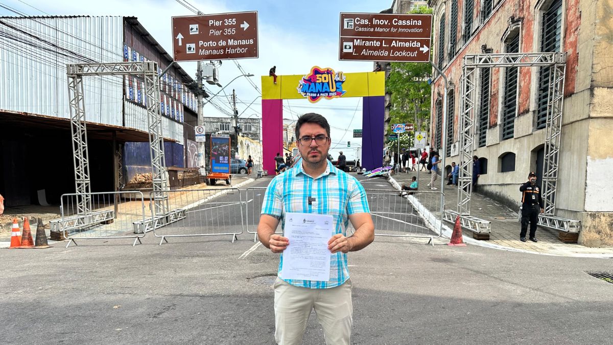Rodrigo Guedes cobra que Prefeitura de Manaus combata flanelinhas no festival ‘SouManaus Passo a Paço’