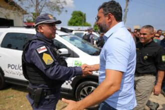 Governador Wilson Lima reforça segurança em Novo Airão com novas viaturas