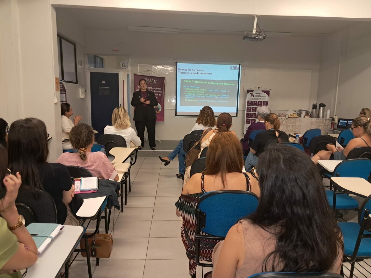 Profissionais de saúde da zona Sul de Manaus participam de atividade sobre a doença de Alzheimer