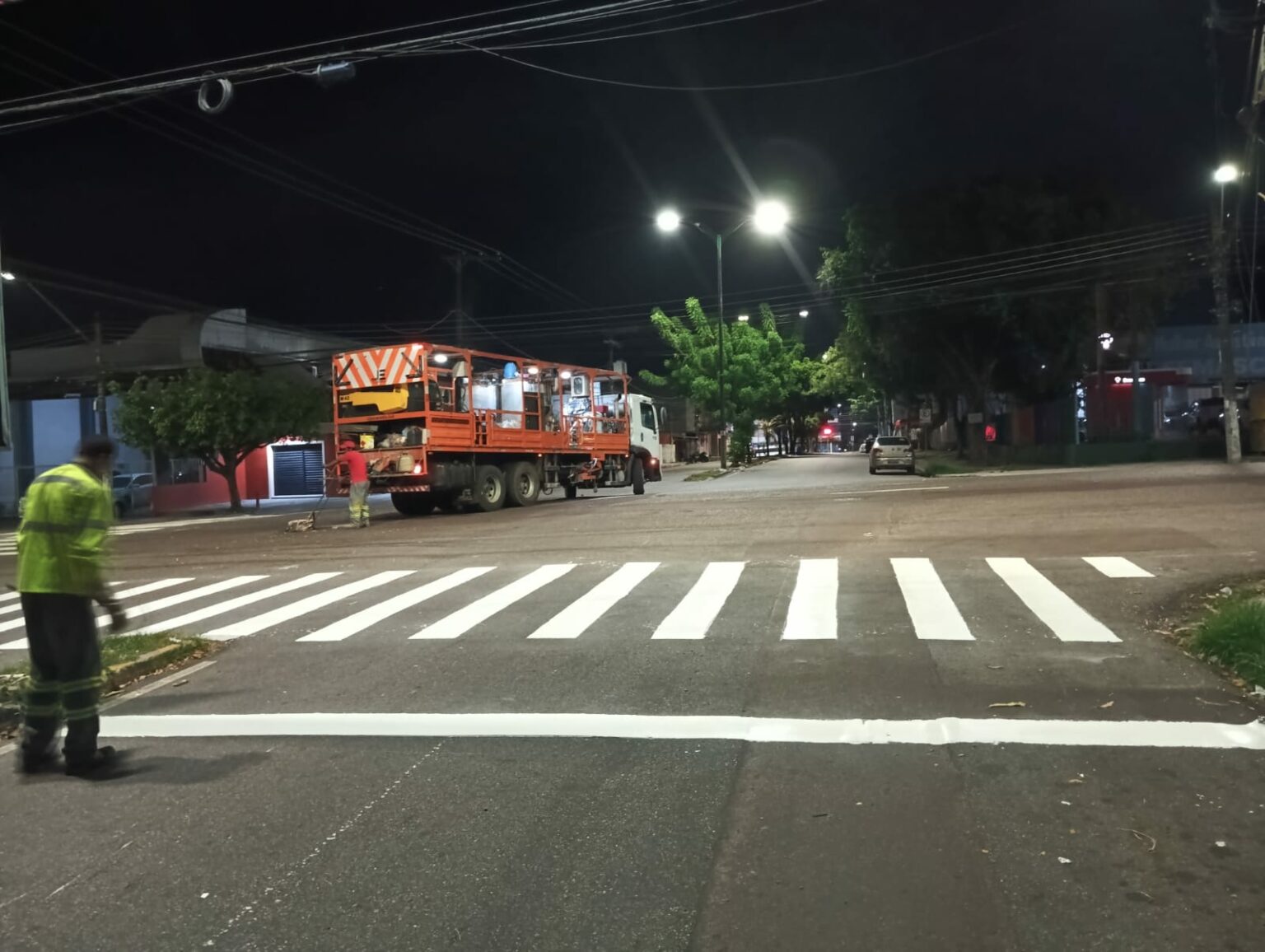 Sinalização no Centro para aumentar segurança viária