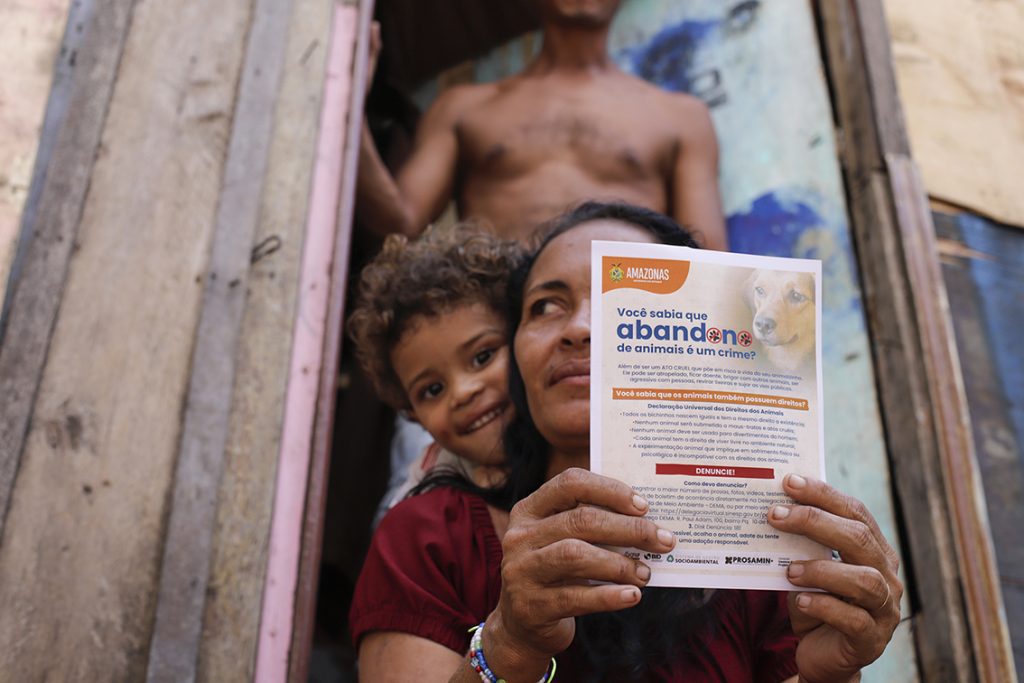 UGPE promove campanha contra abandono e maus-tratos aos animais, em áreas do Prosamin+
