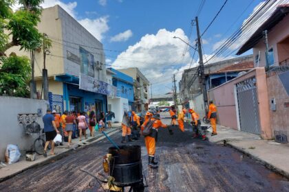 Prefeitura de Manaus recupera via estratégica no bairro Zumbi dos Palmares e garante mais segurança no trânsito