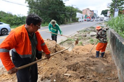 Prefeitura reconstrói calçada na Desembargador João Machado