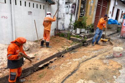 Obra emergencial recupera rede de drenagem no Compensa 2