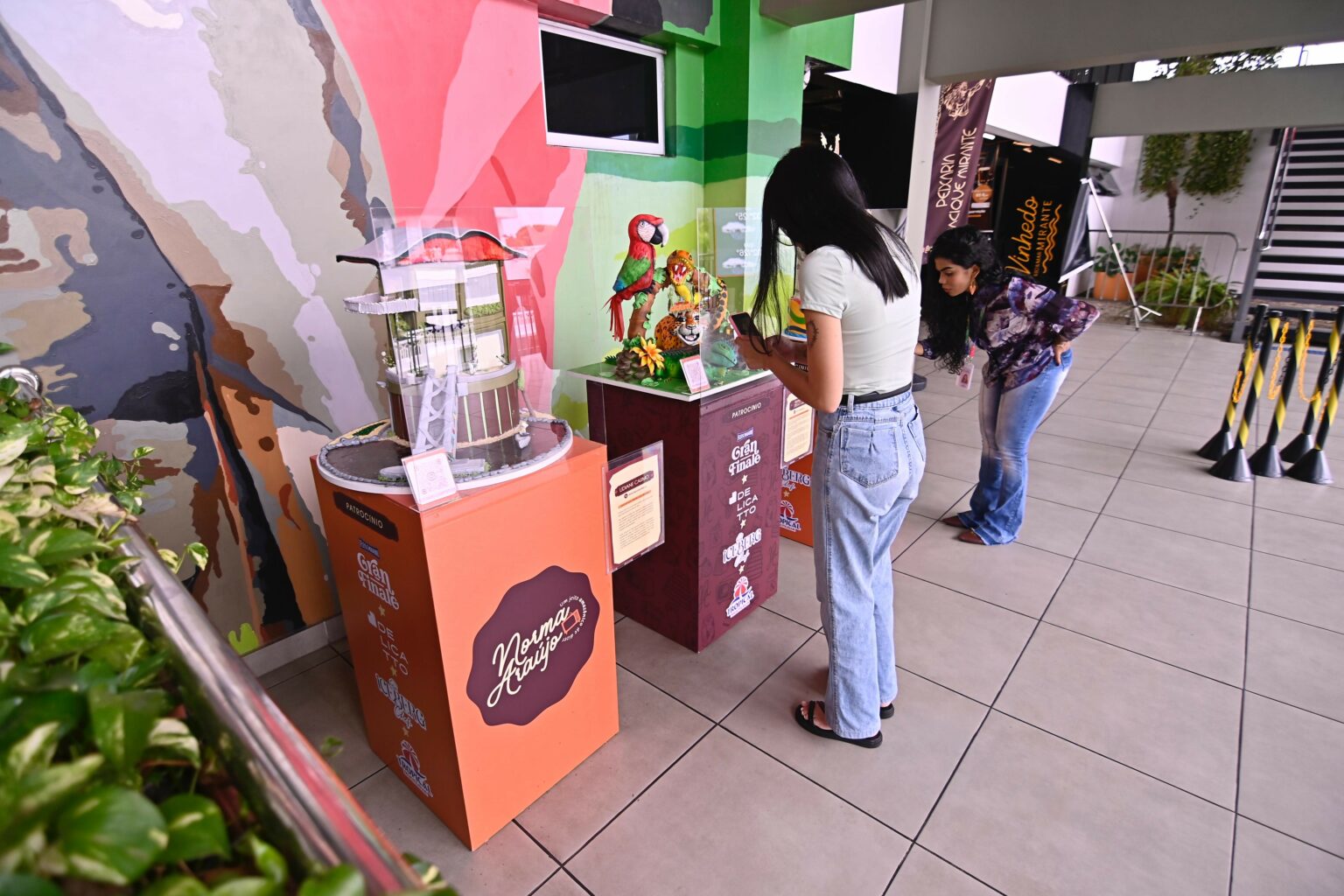 Exposição de bolos artísticos encanta visitantes no mirante Lúcia Almeida