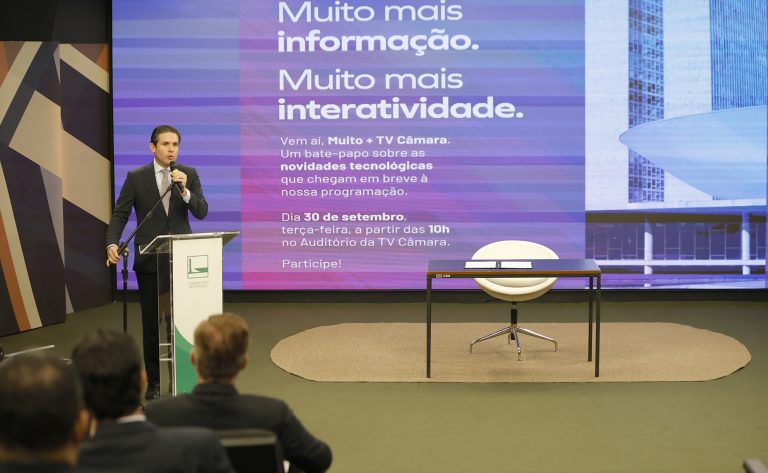Motta lança programa de modernização da TV Câmara, que prevê maior participação dos cidadãos