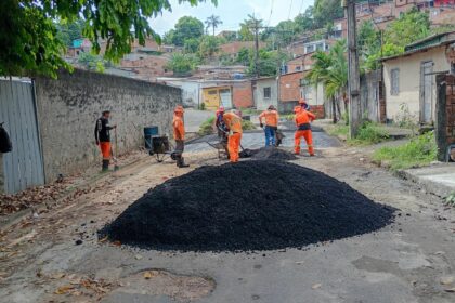 PMM trabalha em transformação de rua no bairro Jorge Teixeira