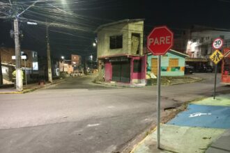 Prefeitura de Manaus realiza novas ações de sinalização viária