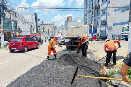 Manutenção asfáltica e melhora da mobilidade na rua Pará