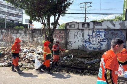Bairro Chapada recebe ação de limpeza pública, após solicitação de Jander Lobato