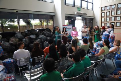 Campanha Tampinha Legal da Assembleia Legislativa entrega mais de mil quilos para reciclagem