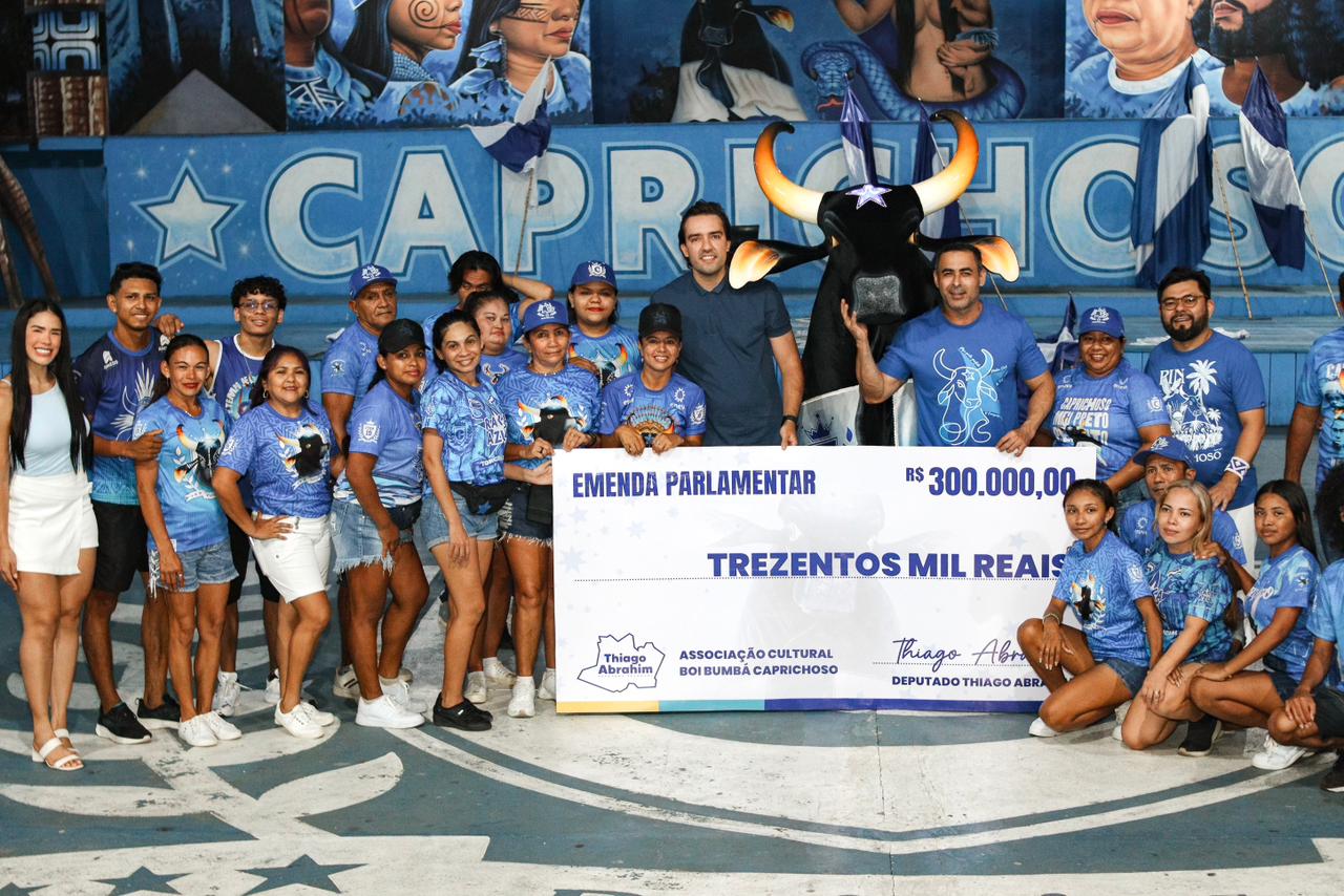 Deputado Thiago Abrahim destina R$ 300 mil ao Boi Caprichoso para fortalecimento da cultura em Parintins