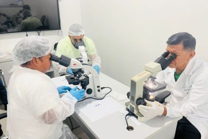 Tabatinga recebe capacitação do Lacen-AM para detecção de hemoparasitos