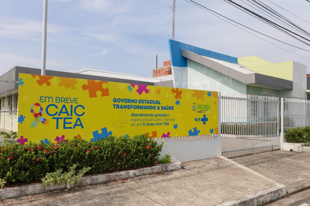 Governador Wilson Lima vistoria obras do segundo Caic especializado no atendimento de crianças com Transtorno do Espectro Autista