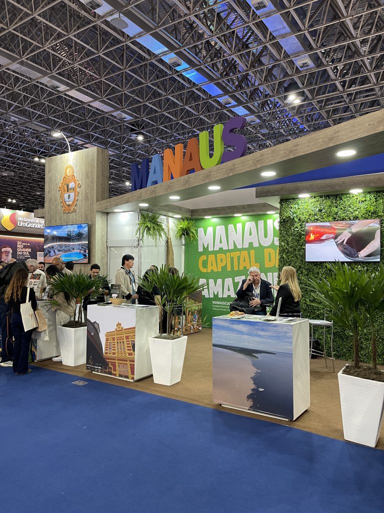 Manaus marca presença em feira da Abav com estande próprio e foco na promoção do turismo amazônico
