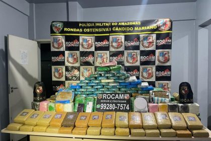 Polícia Militar do Amazonas registra aumento de 56% na apreensão de entorpecentes, em 2025