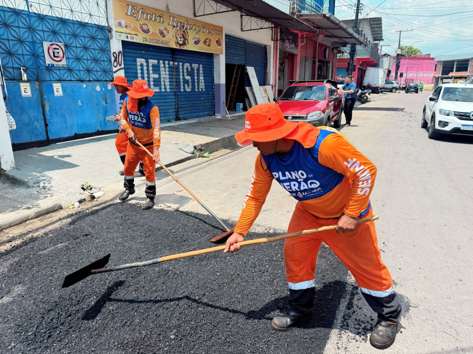 Prefeitura de Manaus realiza revitalização de ruas