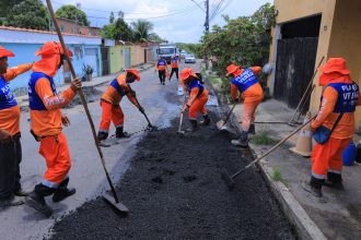 Prefeitura de Manaus recupera vias no bairro Cidade Nova