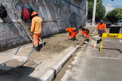Prefeitura de Manaus revitaliza passeio público