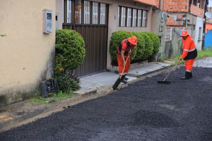 Prefeitura segue com revitalização das vias da zona Norte