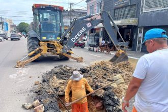 Prefeitura realiza intervenção emergencial na rua Luiz Antony