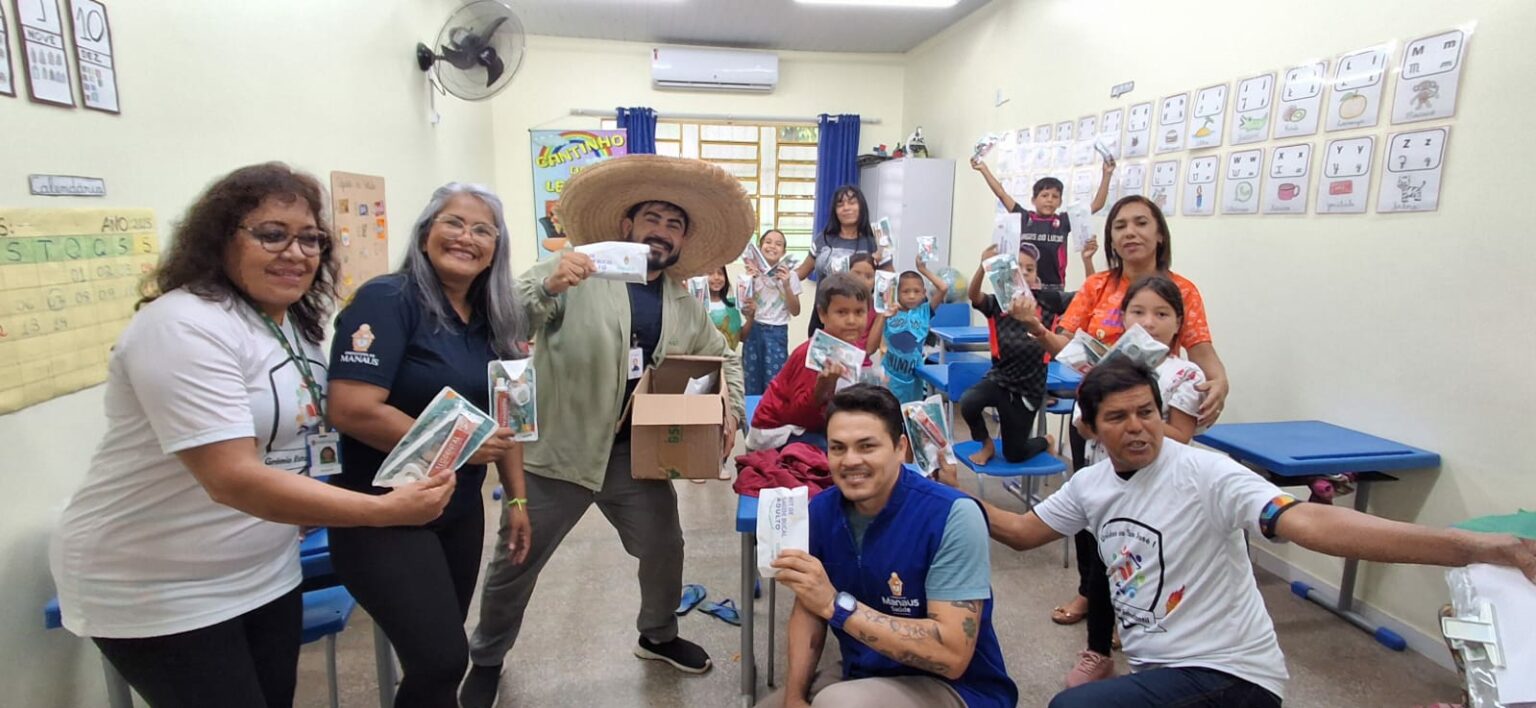 Prefeitura de Manaus promove ação de saúde bucal na zona rural