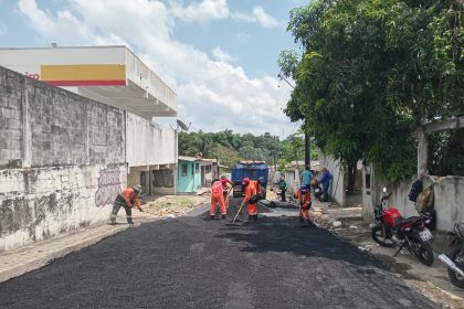 Prefeitura de Manaus intensifica obras no Colônia Terra Nova