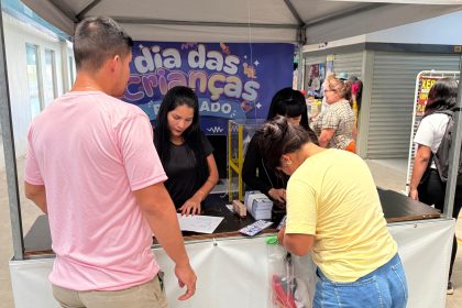 Sorteio nos centros de compras populares no dia 31/10