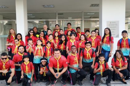 Centro de Cooperação da Cidade recebe visita do Clube de Desbravadores Leões Celestiais
