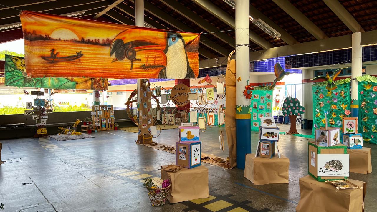 Creche da Prefeitura de Manaus realiza ‘1ª Mostra de Arte Amazônia em Telas’