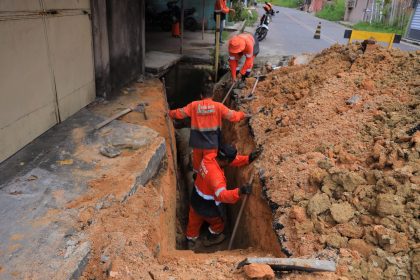 Prefeitura de Manaus reforça infraestrutura no São José com nova linha de drenagem