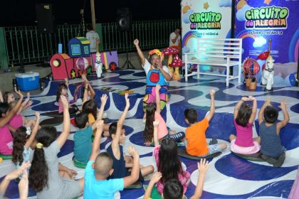 Circuito da Alegria encerra programação do Mês das Crianças com tarde de diversão no Parque Rio Negro