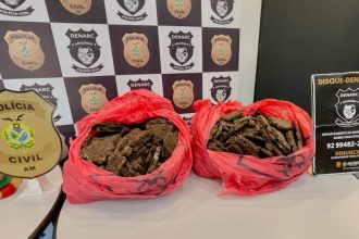 PC-AM apreende R$ 19,5 milhões em cocaína e cocaína negra em mansão na Ponta Negra