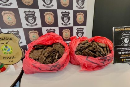 PC-AM apreende R$ 19,5 milhões em cocaína e cocaína negra em mansão na Ponta Negra