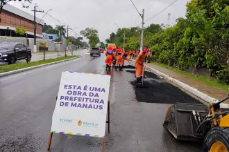 Prefeitura de Manaus transforma a avenida do Futuro com obras do ‘Plano de Verão’