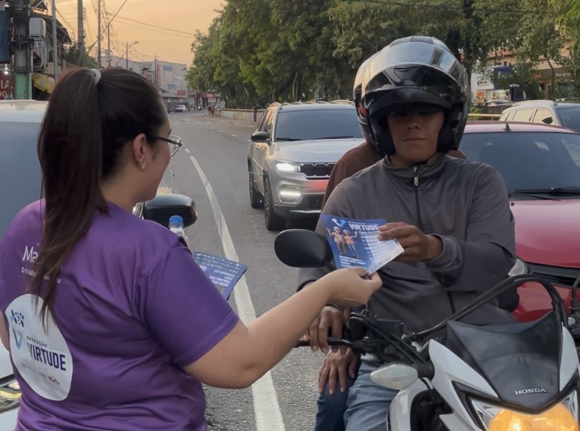 Prefeitura de Manaus realiza blitz educativa da operação ‘Virtude’