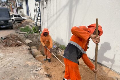 Prefeitura de Manaus recupera rede de drenagem no bairro Raiz